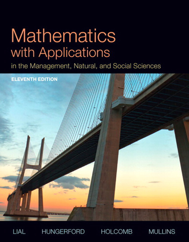 Mathematics with Applications, 11th Edition by Lial et al.